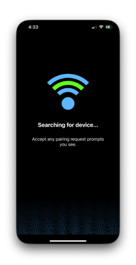 Initial Device Setup (Apple iOS)